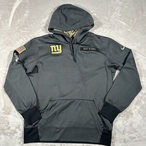 Nike NFL New York Giants Hoodie Mens M Camo Football Salute To Service Pullover